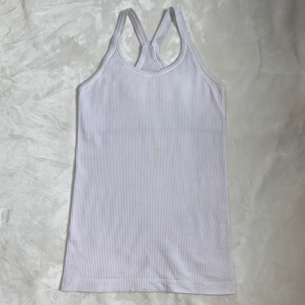 Lululemon Ebb to the Street Tank White